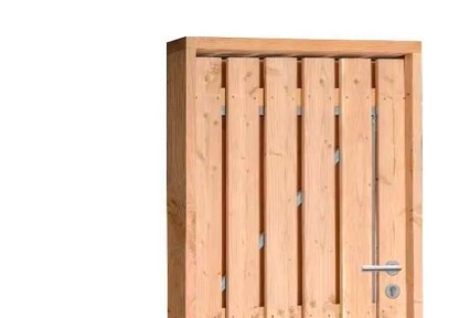 Houten tuinpoort