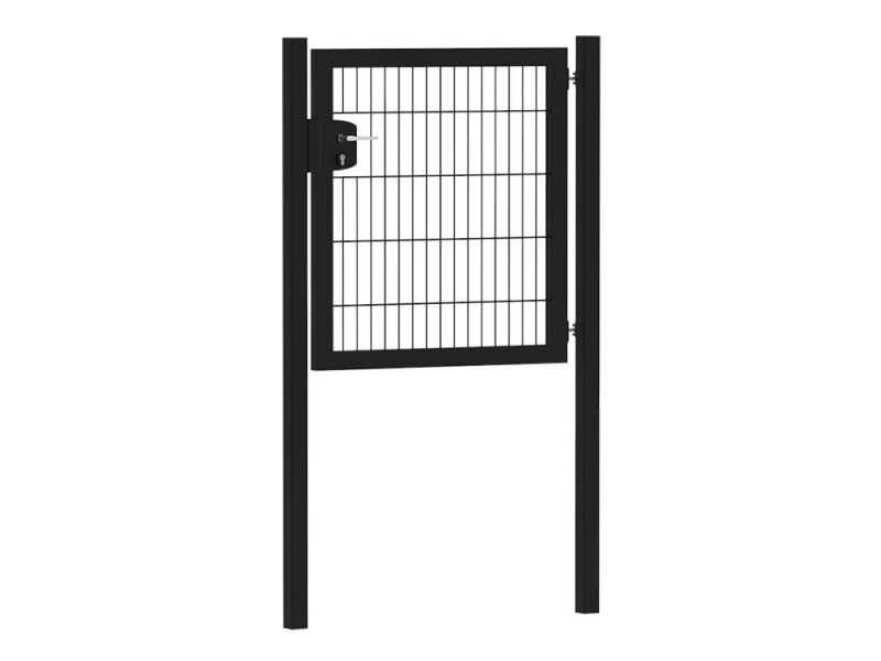 Dubbelstaafmat hekwerk poort