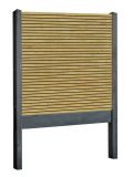 Elan horizontaal hout beton schutting pakket