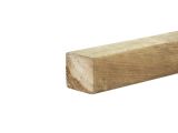 Schuttingpaal grenen hout 6,8 x 6,8 x 270 cm