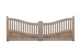 Dubbele toegangspoort eiken IP36 (incl. hang- en sluitwerk)
