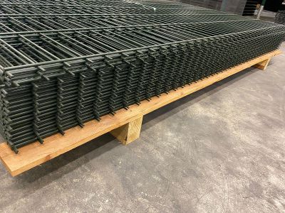 Dubbelstaafmat Ø 6/5/6 | Maas 5 x 20 cm | Breedte 200 cm | Hoogte 103 cm | RAL6009