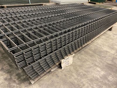 Dubbelstaafmat Ø 6/5/6 | Maas 5 x 20 cm | Breedte 200 cm | Hoogte 103 cm | RAL7016