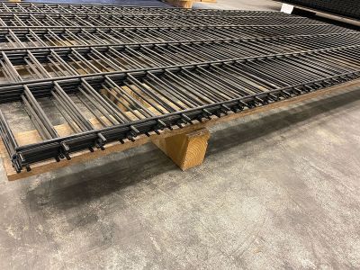 Dubbelstaafmat Ø 6/5/6 | Maas 5 x 20 cm | Breedte 200 cm | Hoogte 103 cm | RAL9005