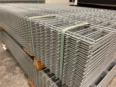 Dubbelstaafmat Ø 6/5/6 | Maas 5 x 20 cm | Breedte 200 cm | Hoogte 123 cm | Thermisch verzinkt