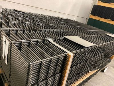 Dubbelstaafmat Ø 6/5/6 | Maas 5 x 20 cm | Breedte 200 cm | Hoogte 143 cm | RAL9005