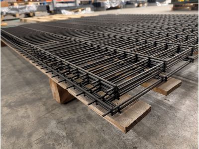 Dubbelstaafmat Ø 6/5/6 | Maas 5 x 20 cm | Breedte 200 cm | Hoogte 183 cm | RAL9005