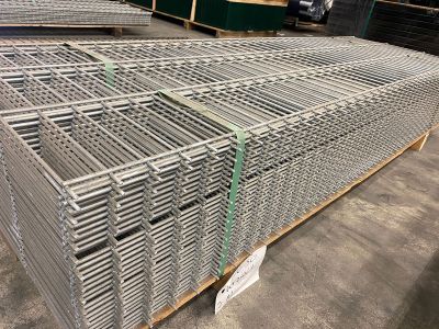 Dubbelstaafmat Ø 6/5/6 | Maas 5 x 20 cm | Breedte 200 cm | Hoogte 63 cm | Thermisch verzinkt