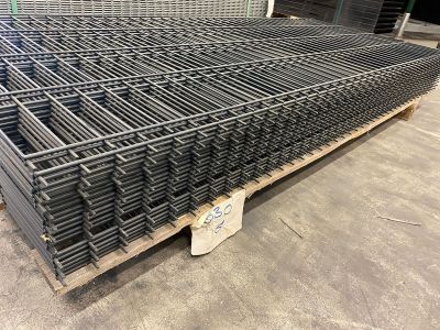 Dubbelstaafmat Ø 6/5/6 | Maas 5 x 20 cm | Breedte 200 cm | Hoogte 83 cm | RAL7016