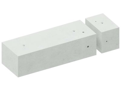 Fundatieblok schuifpoort | t.b.v. 3 / 4 / 5 meter | Rechts