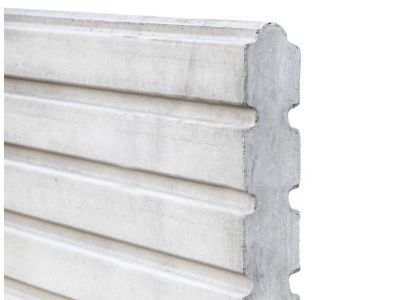 Onderplaat | Lengte 184 cm | Hoogte 26 cm | Beton | Deens rabat