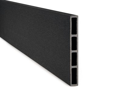 Composiet opengewerkte plank | Lengte 180 cm | Geborsteld