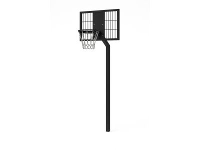 Basketbalpaal | Hoogte 260 cm | Verlengd | Gecoat