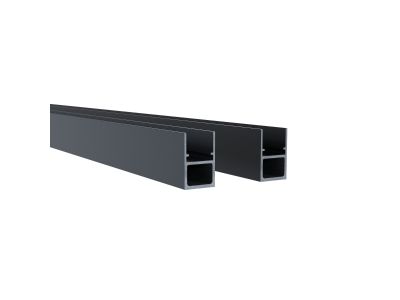 Versterkte aluminium U-lijst | Boston | Eindlijst