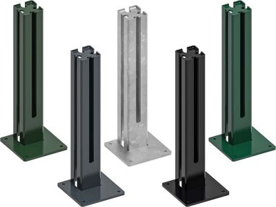 Voetplaat voor paal | 120 x 120 mm