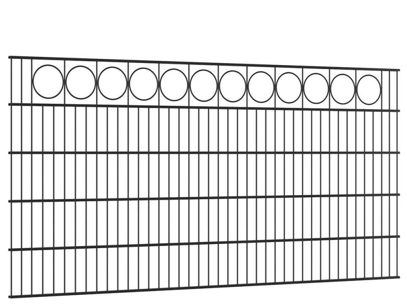 Sierhekwerk Sol | 2 meter breed | zwart