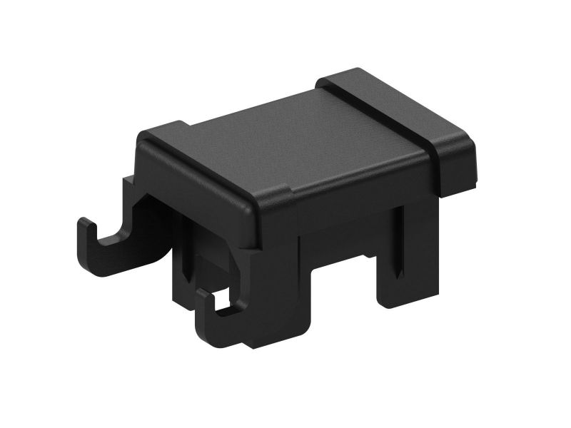 Omsteekdop met haak voor paal 6 x 4 cm