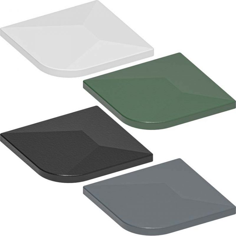 Alu kap voor paal Multi 60x60mm Oversteek