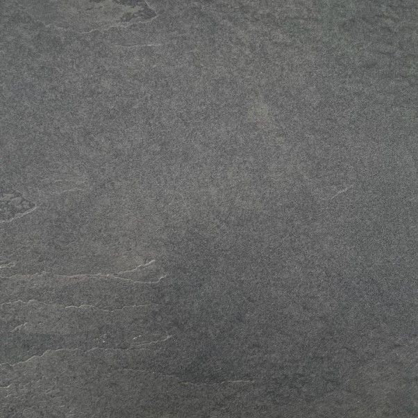 Keramische tuintegel | Slate Black 60 x 60 x 2