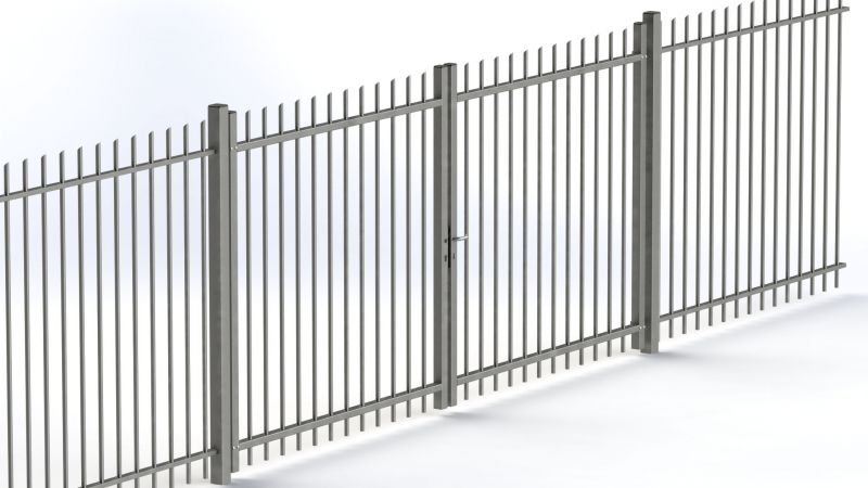 Dubbele draaipoort premium rond 300cm breed