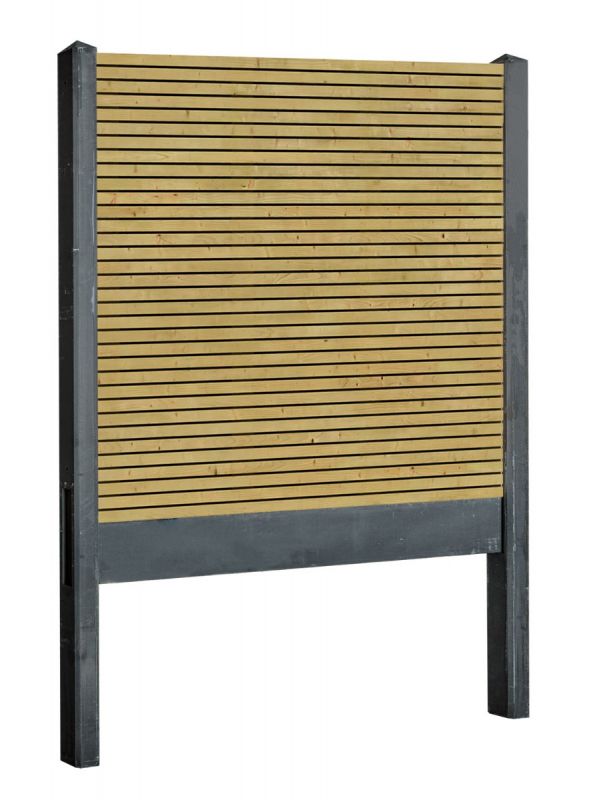 Elan horizontaal hout beton schutting pakket