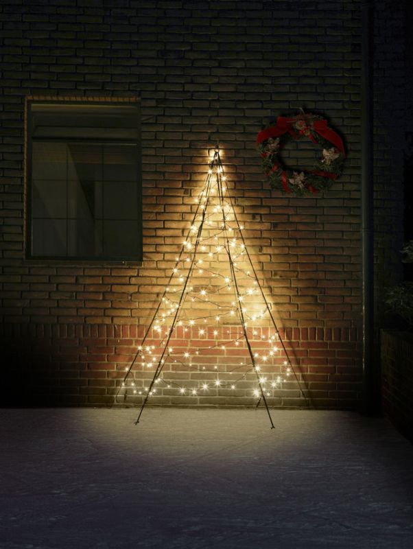 Fairybell 200cm muurkerstboom | 180LED | warm wit