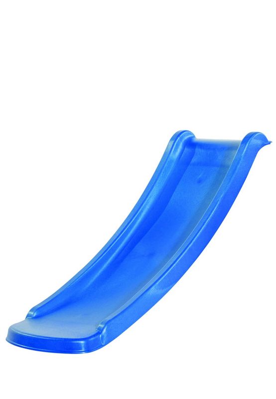 Glijbaan blauw kunststof 130cm