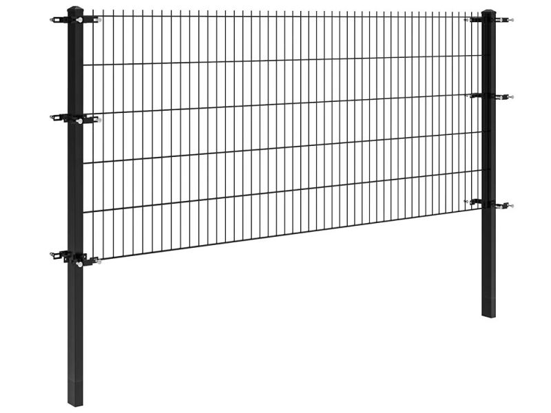 Dubbelstaafmat 6/5/6 2.5m deluxe pakket