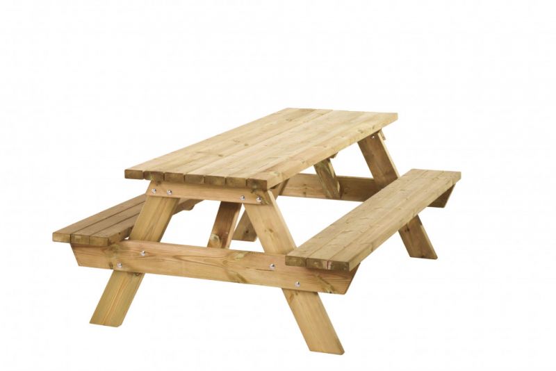 Picknicktafel Bobito 42 mm dik bladmaat 220 x 71 cm