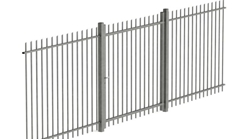 Enkele draaipoort premium rond 200cm breed