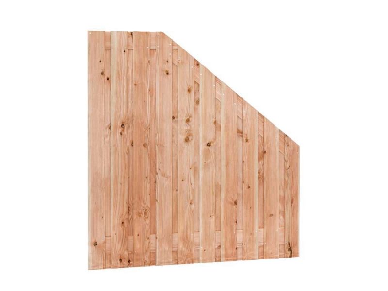 Douglas hout tuinscherm | 21 planks | Verloop