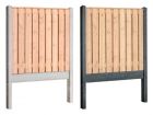 Grenen hout beton schutting