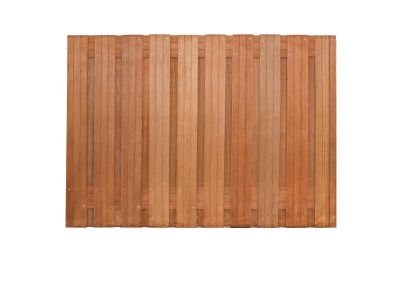 Hardhout tuinscherm 130 cm 21 planks