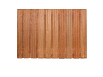 Hardhout tuinscherm 130 cm 21 planks