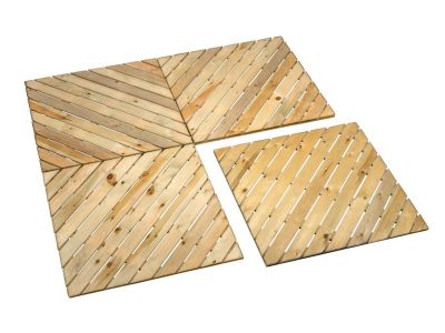 Tuintegel hout | Scheveningen | 100 x 100 cm