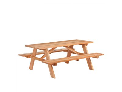 Hardhouten picknicktafel 180x160x75cm