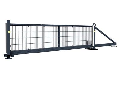 Schuifpoort Premium L 400 x 100 cm RAL7016