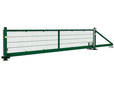 Schuifpoort Premium R 600 x 100 cm RAL6005
