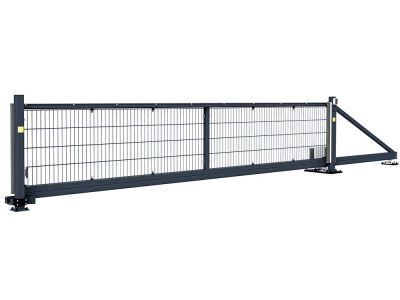 Schuifpoort Premium R 600 x 100 cm RAL7016