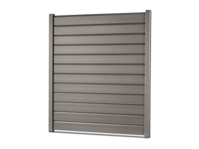 Aluminium schutting pakket met tussenruimte