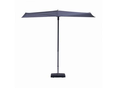 Balkonparasol Sun Wave | 270 x 150 cm | Safier Blue