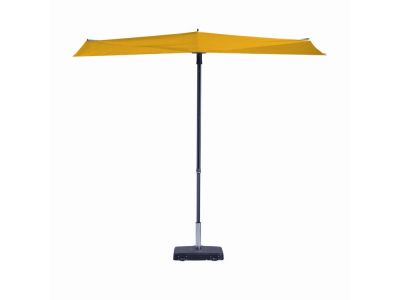 Balkonparasol Sun Wave | 270 x 150 cm | Golden Glow