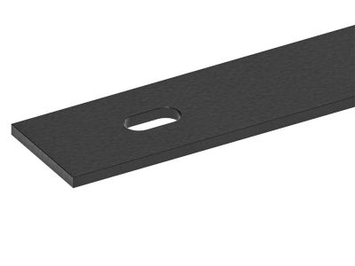 Afdeklijst voor paal Multi 40x4mm, 600mm, RAL9005