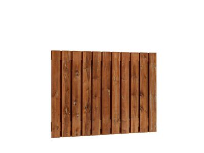 Bruin grenen tuinscherm | Breedte 180 cm | Hoogte 130 cm