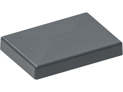 Alu kap voor paal 6x4cm Antraciet RAL7016