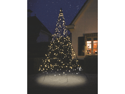 Fairybell 300cm inclusief paal | 480LED | warm wit - twinkle