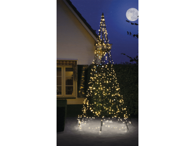 Fairybell 400cm inclusief paal | 640LED | warm wit - twinkle