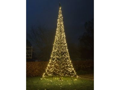 Fairybell 600cm vlaggenmast | 2000LED | warm wit