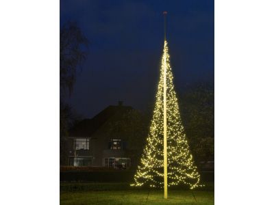 Fairybell 700cm vlaggenmast | 1500LED | warm wit