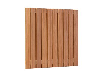 Hardhout tuinscherm | Breedte 180 cm | Hoogte 180 cm